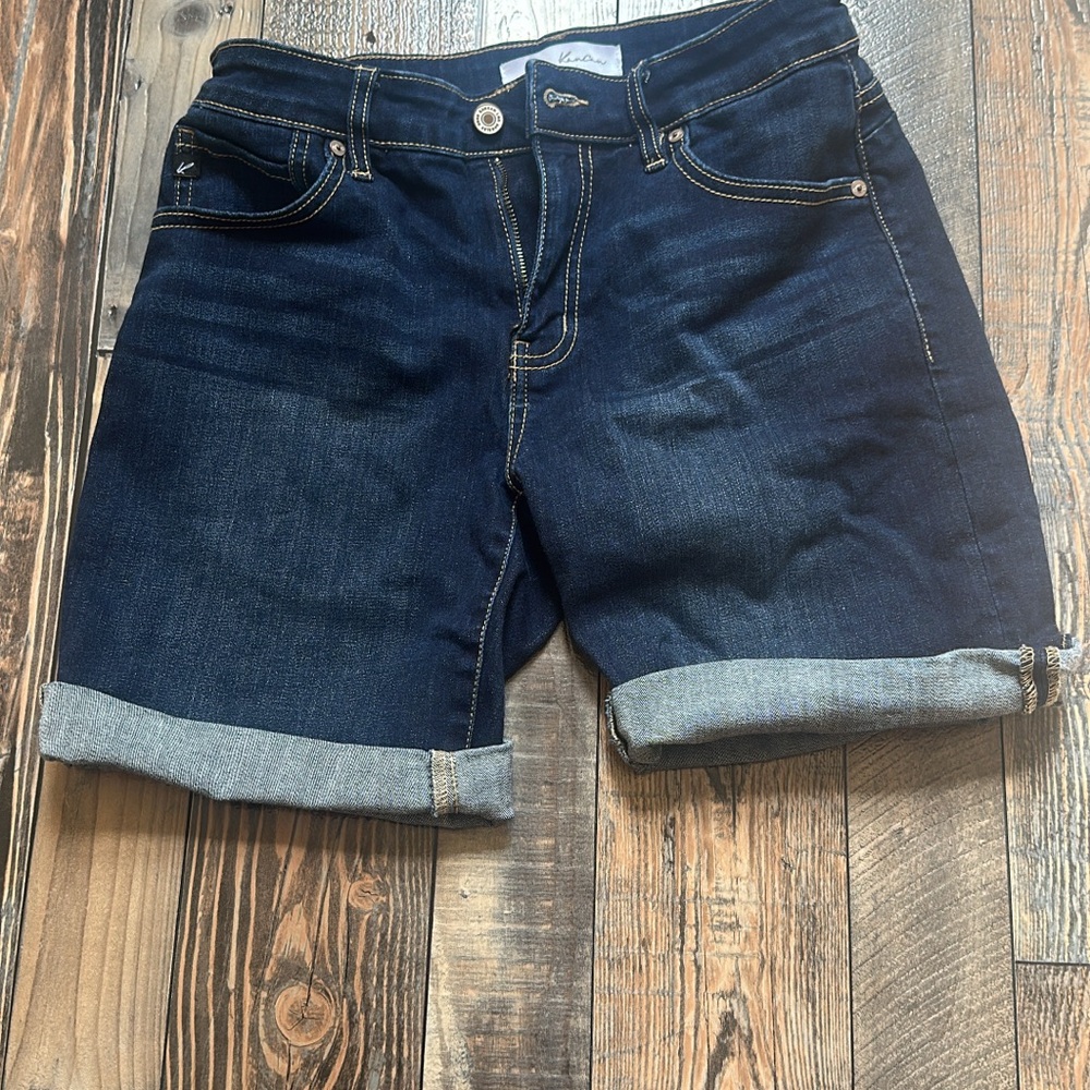 KanCan Dark Blue Jean Shorts